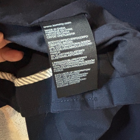Tommy Hilfiger Navy Blazer with Crest - Picture 5 of 6
